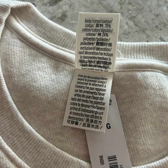 VS PINK Ivy Fleece Classic Crew Sweatshirt Let’s go ghouls NWT - Picture 3 of 7